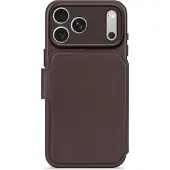 Decoded Apple iPhone 17 Pro Hülle - Echtes Leder - - 2 in 1 Case/Klapphülle - Braun