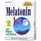 Espara GmbH Espara Melatonin Kapseln 1mg, 60 Stueck