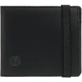 Element Icon Strap Wallet Bifold Flint Black .