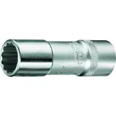 Gedore D 19 L 9/16AF Steckschlüsseleinsatz 1/2", lang UD-Profil 9/16"