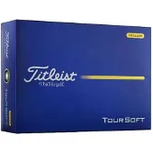 Titleist Golfbälle Tour Soft 2026 - 12er Pack, gelb