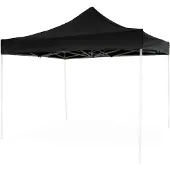 Divina Garden Schwarze, wasserdichte 3x3-Dachabdeckung für Faltpavillon EG49483 (Ersatzteil)