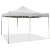 Divina Garden 3 x 6 m weißer Faltpavillon mit wasserdichter PVC-Beschichtung