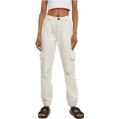Urban Classics Ladies - Stretch Denim Cargo Jeans - W33