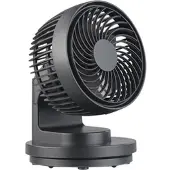 Sichler Haushaltsgeräte USB-Tischventilator, 3 Stufen, Oszillation, bürstenloser Motor, 5 Watt