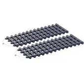 Lescars 2er-Set Kfz-Anfahrhilfen mit Tragetasche, 60 x 22 cm