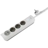 Revolt 3-fach-Steckdosenleiste mit USB-A und -C, Ein/Aus-Schalter, 3.680 Watt