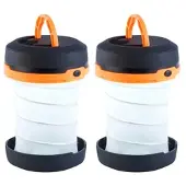 Semptec 2er-Set Campingleuchten, SOS-Funktion, 2 Helligkeitsstufen, 1 W, 60 lm
