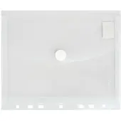 FolderSys 10er-Pack Sichttasche A5 mit Dehnfalte und Abheftrand transparent transparent, 19x22.5 cm