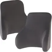 Newgen medicals 2er-Set Memory-Foam-Rückenkissen, je 3-Zonen-Stütze