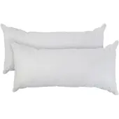 Newgen medicals 2er-Set Wasserkissen mit Faserfüllung, Baumwollbezug, 40x80cm