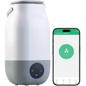 Newgen medicals Ultraschall-Luftbefeuchter, 3 Liter, komp. zu Alexa & Google Assistant