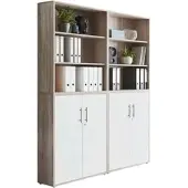 Mid.You Aktenschrank Office Edition Sw Set 11 Weiß/Sonoma Eiche