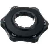 Alhonga Center Lock Adaptor W/Lock Ring. Black