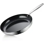 BE Living Bratpfanne Edelstahl – Ø 30 cm – Keramik – Induktion – PFAS-frei – Essential