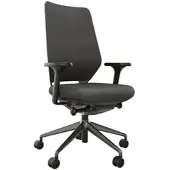 Fm Büromöbel Bürostuhl »Asiento« mit Armlehnen Komfort grau