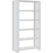Regalwerk BERT Büroregal Grundfeld HxBxT 2000x875x600mm Vollblech Seitenwand