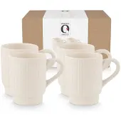 Vt wonen Tasse vtwonen Mugs With Ear Keramik Offwhite (4er Set)