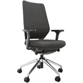 Fm Büromöbel Bürostuhl »Asiento« mit Armlehnen Komfort grau