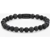 Rebel & Rose - BLACK SERIES - Black Rocks - All Black / 8 MM