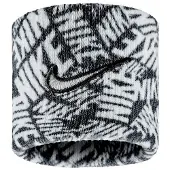 Nike - "Classic" Armband, Dri-FIT, Swoosh (2er-Pack) CS2564 (Einheitsgröße) (Schwarz/Weiß)