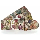 Mustang Gürtel in Blumenmuster mit Vintage-Finish-85