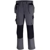 TeXXor Handwerker Bundhose PANAMA, Canvas, grau/schwarz 4311,4312,4314,4317 , 1 Stück, Größe: 30