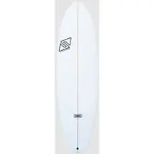 TwinsBros Billy Belly FCS2 Surfboard white Gr. 5'10