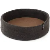 Myfelt - Kuno Hundekorb Ø 40 cm, Inlay braun