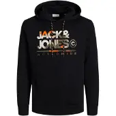 Jack & Jones Luke Sweat Hood Schwarz