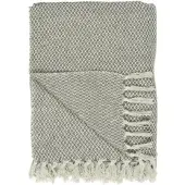 Ib Laursen Plaid creme/leinenfarbig Karomuster