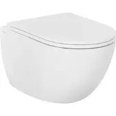 Evenes Wand-Tiefspül-WC Elanda, Keramik, spülrandlos, weiß matt - 93 190 54