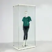 JTF-Vitrinen Schaufenster Vitrine groß Ganzglasdrehtür Dialog DLG-14E