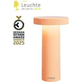 Sompex Volume LED-Akkuleuchte-Apricot-mit LED (2200K/2700K/3000K)
