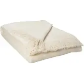 Como Wohndecke mit Fransen Sophia ¦ beige ¦ Maße (cm): B: 150
