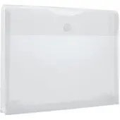 FolderSys Sichttasche A4 quer mit Dehnfalte 50mm 40134-04 transparent, 33x25x5 cm