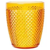 Excelsa Set Von 6 Wasserglas Diamond Plastik 40 Cl Gelb
