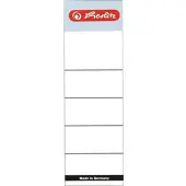 Herlitz Einsteckrückenschild breit VE=150x10 Stück weiß