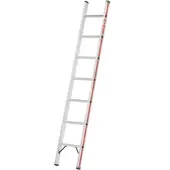 Hymer Sprossenanlegeleiter, 8 Sprossen, Länge 2,45 m, Reichhöhe 3,37 m, Gewicht 4,2 kg