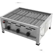 ChattenGlut Professional Gastrobräter 3-flammig Tischgerät 13,5kW und Rost