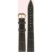 Certina - Leder Lederarmband 15mm/12mm C600016418 - alligator-prägung,braun,rind