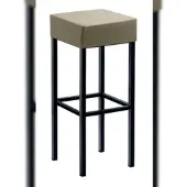 Mayer Barstuhl Sitzmöbel 1123 34 x 34 x 82 cm Stahl schwarz/taupe