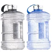 Speeron Auslaufsichere Trinkflasche mit Tragegriff, 2,3 l, 2er-Set