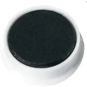 Alco Kraftmagnet Metall Kunststoff 38mm TG 2500 g weiß VE=10x10 Stück
