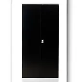 Proregal Garderobenspind Seal | HxBxT 195x92x42 cm | Grau-Schwarz