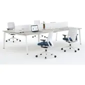ACTIU Bürotisch 4 Personen Teamarbeitsplatz Ital