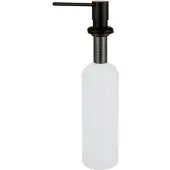 Sanismart Einbau-Seifenspender T01 Matt Schwarz Messing 500 ml