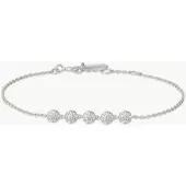 Ania Haie - BRACELET - Pave Multi Beaded Chain - silver