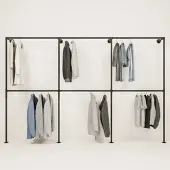 Pamo Design PAMO Kleiderstangensystem TIM DOUBLE 3