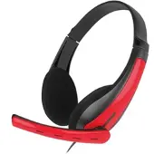 Fontastic ToXx Multimedia Headset sw/rot mit Mikrofon